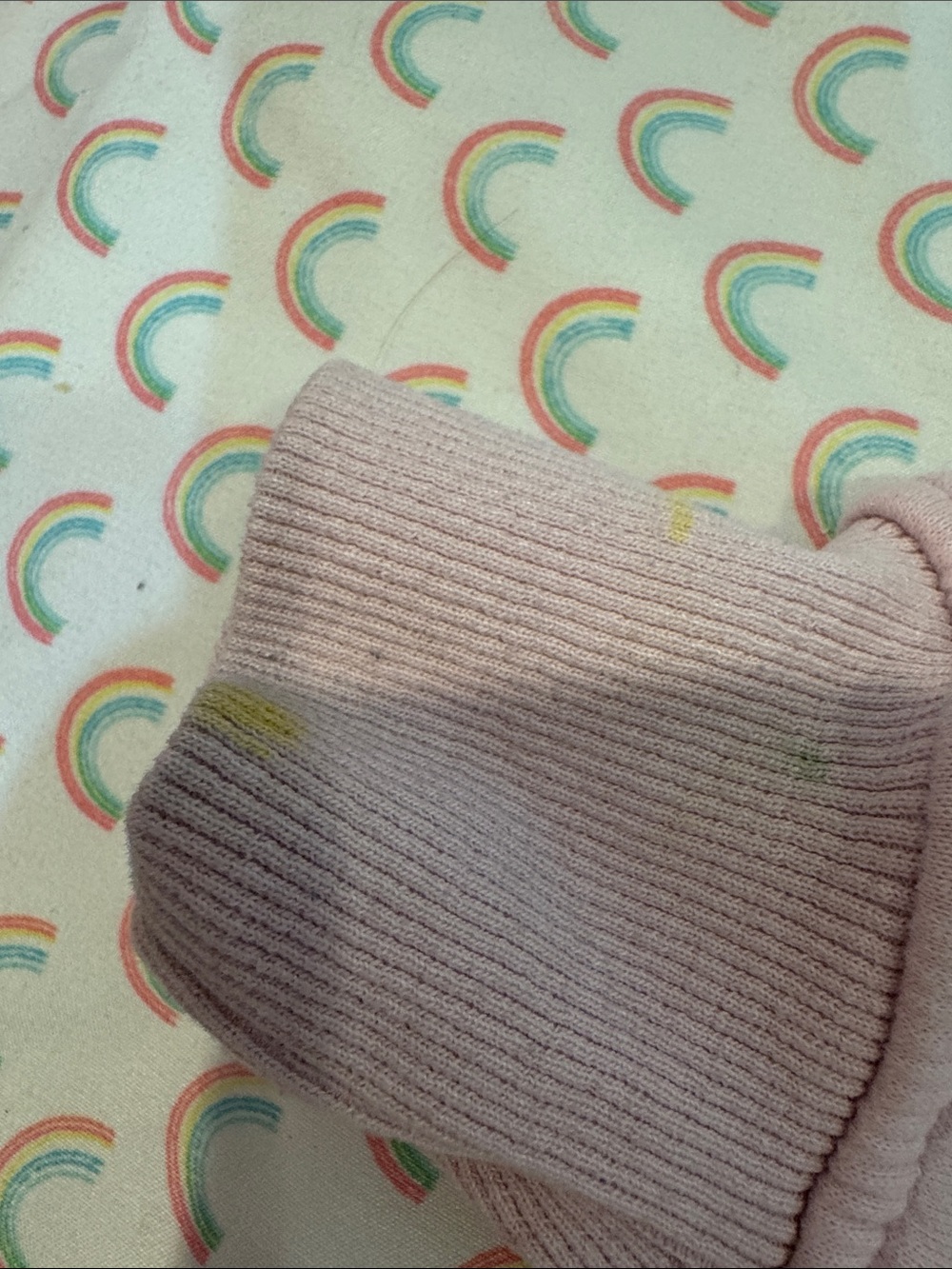 Girls' Light Pink Hooded Sweatshirt with Hot Pink Palm Motif - Picture 14 of 15